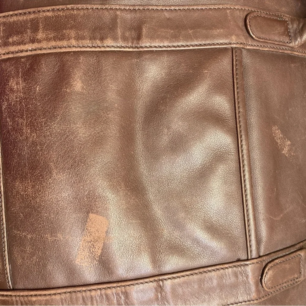 Coach 0502 vintage brown leather duffle bag made in Mexico RARE
